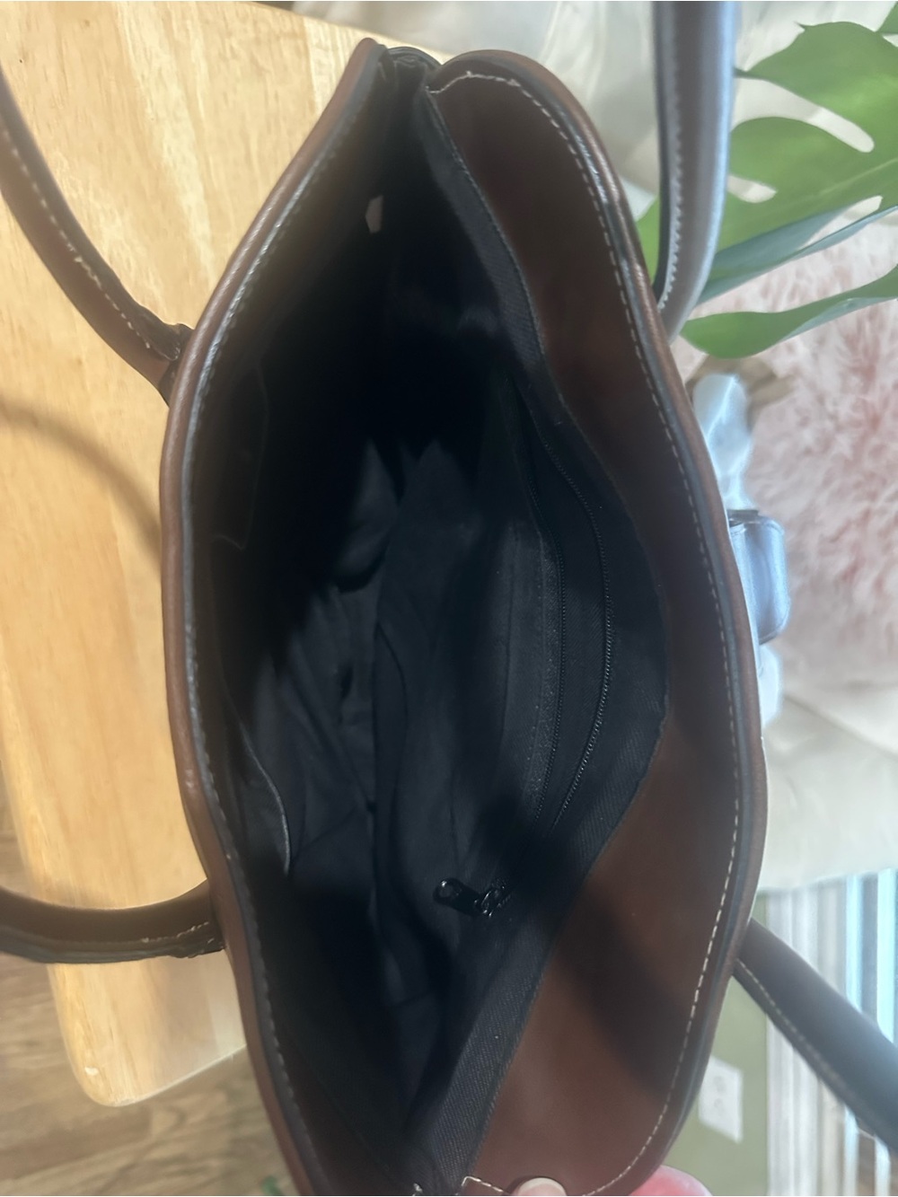 Tod's Dark Brown Leather Buckle Tote - Picture 5 of 7